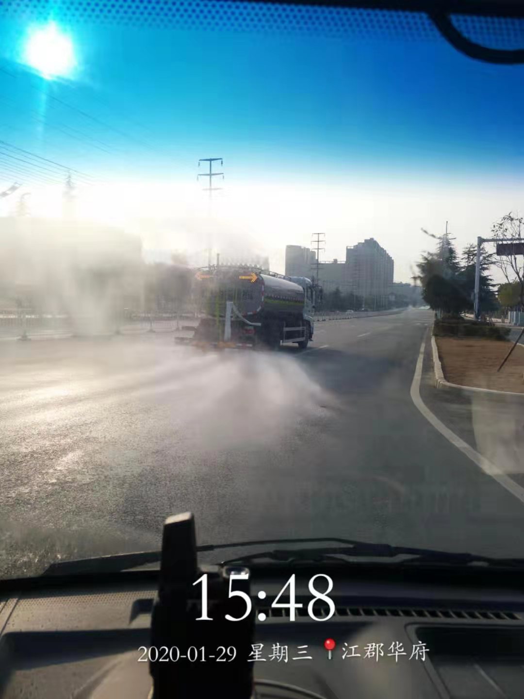 抗疫一线丨ballbet贝博环境15台清洁消毒车开始作业